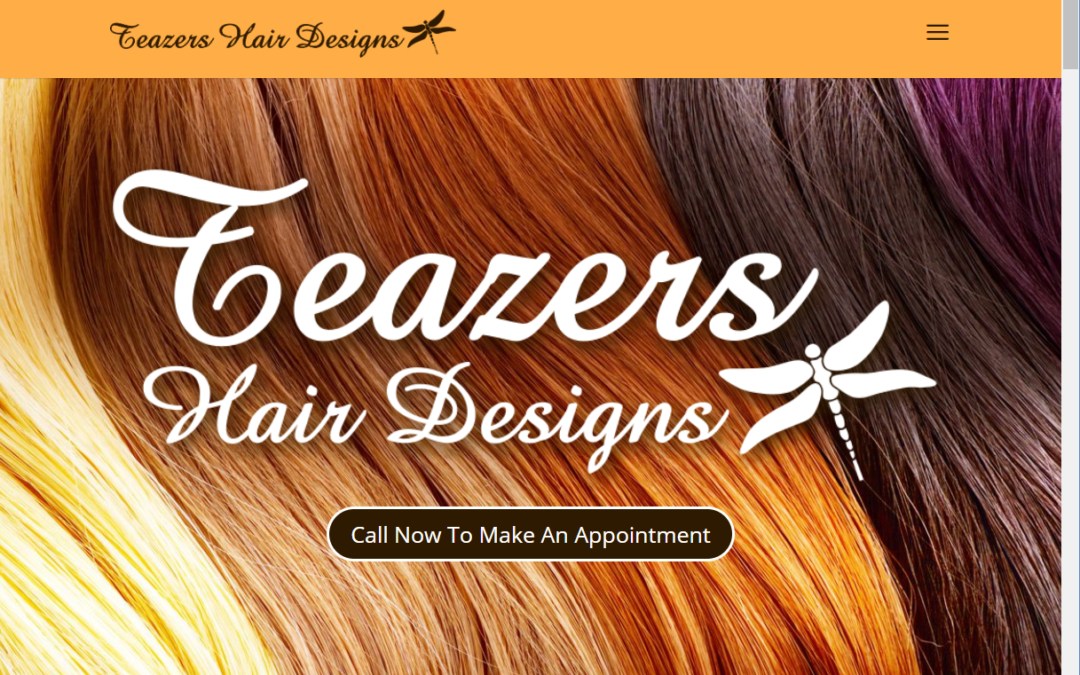 Flash Avenue rebuilds Teazers Hair Designs website to be mobile-friendly